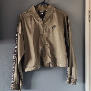 Nike Women's Khaki Bomber Jacket